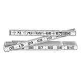 966 5/8W x 6'L Wood 1/16ths Graduation RED END TWO WAY Rule