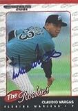 Claudio Vargas, Florida Marlins Autographed Card