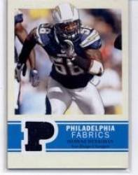 2009 Upper Deck Philadelphia Fabric #PFSM Shawne Merriman - San Diego Chargers (Piece of Authentic Jersey)(Football Cards)