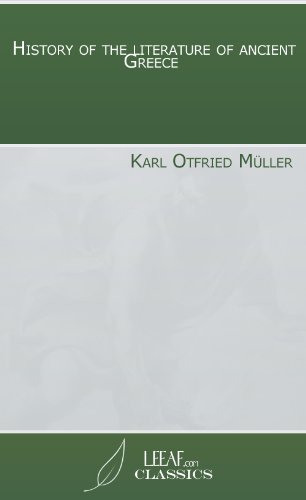 History of the literature of ancient Greece