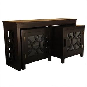 Sumba Console Table with Two Side Tables