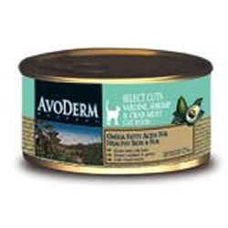 Avoderm Natural Select Cuts Sardine, Shrimp and Crab Meat Canned Cat Food (24/3-oz cans)
