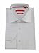 Gino Valentino Men's Modern Spread Collar Barrel Cuff Cotton Dress Shirt
