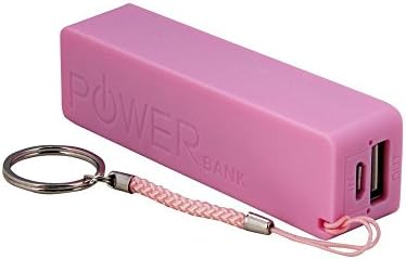 Key Ring 2600mAh Portable Perfume power bank Charger for iphone 6 6p 5S 5C 4S 4, Samsung Galaxy i9300 S4 S3 Note 2 3 N7000, Google Nexus 4 5 7, Nokia Lumia 920, Sony Xperia z, Google Glass, HTC One X, Bluetooth Headphones, Android / Windows Smartphones and Digital Devices (Pink)