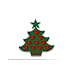 Jewelry : Red Heart Christmas Tree Italian Charms Bracelet Link