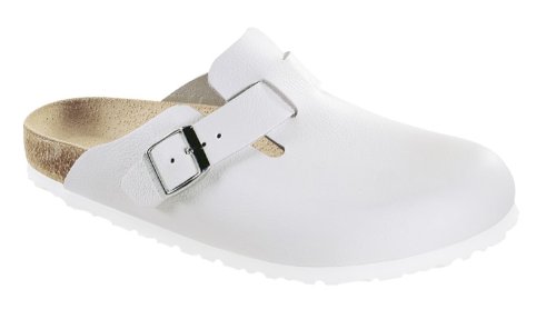 white birkenstock boston