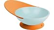Boon Catch Bowl - Toddler Bowl with Spill Catcher in Orange/Blue