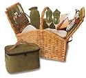 Somerset Basket Service for 2 - Sage Green