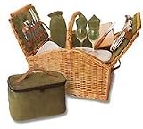 Somerset Basket Service for 2 - Sage Green