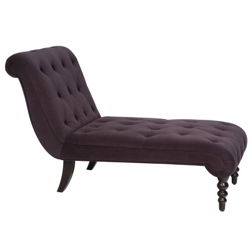 Purple Velvet Avenue Six Curves Tufted Chaise Lounge Purple Velvet Avenue Six Curves Tufted Chaise Lounge