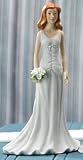 Weddingstar Fashionable Bride in Designer Gown Mix & Match Cake Topper