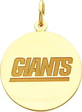 14K Gold NFL New York Giants Charm