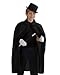 All In One Magic Set for Kids Halloween Magician Role Play Dress Up Costume Set, Hat, Cape, Gloves and Wand