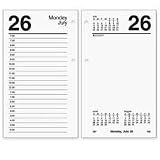 Calendar Refill,For 17-Style,Jan-Dec 2009,3-1/2