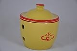 IMCG Garlic Storage Jar - Garlic (red & yellow)