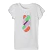 Girls' Circo&reg; Short - sleeve Heart Top - White