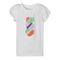 Girls' Circo&reg; Short - sleeve Heart Top - White