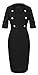Homeyee® Women's Elegant Lapel Tunic Party Dress U753