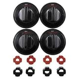 RANGE KLEEN 8214 Gas Range Knobs (4-pk, Black)