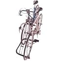 Bike Rack - 2 Bike Road Comfort Stand (Black) (18" W x 16" D (base) x 16" H)