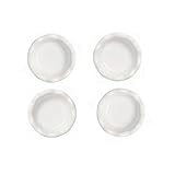 Emile Henry Miniature Pie Dishes, Set of Four, Blanc