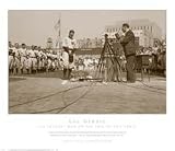 Lou Gehrig Farewell - Artist: Unknown - Art Print Poster Size: 32.00 by 27.50 inches