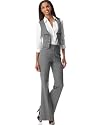 Tahari by ASL Four-Button Vest Pant Suit