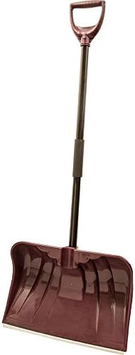 20 in. Steel Handle and Poly Combo Blade with Wearstrip Snow Shovel