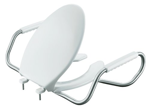 KOHLER K-4654-A-0 Lustra , Elongated Toilet Seat, White