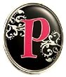 Finders Key Purse Letter P Key Chain