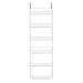 Storage Dynamics 5-Foot Vinyl Covered Steel Over door Storage Basket Rack Storage Dynamics 5-Foot Vinyl Covered Steel Over door Storage Basket Rack