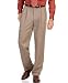 Apparel : Perry Ellis Portfolio Sueded Microfiber Double Pleat Pants