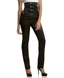 Dereon D's Luxe Sateen High-Waisted Skinny Pants