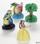 12 TROPICAL tabletop DECORATIONS -luau party decorations