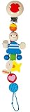 31HilypsO L. SL160  Wooden Non toxic Pirate Pacifier Clip By Heimess