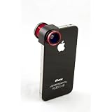 Olloclip iPhone 4S / 4 Objektiv (rot), 3-in-1 Objektiv f�r das Apple� iPhone 4S & iPhone 4 mit Fischaugen-, Weitwinkel- und Makrolinsevon "Olloclip"