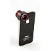 Olloclip iPhone 4S / 4 Objektiv (rot), 3-in-1 Objektiv f�r das Apple� iPhone 4S & iPhone 4 mit Fischaugen-, Weitwinkel- und Makrolinse