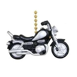 Motorcycle Bike Cycle Biker Hog Ceiling Fan Light Pull Chain