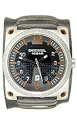 DIESEL DATE 100 METER BLACK LEATHER BAND MENS WATCH - DZ1212