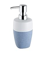 Bisk Dispensador De Jabón Stone Azul/Blanco