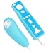 Blue Nintendo Wii Protection Sleeve For Remote Controller & Nunchuk Silicone Skins