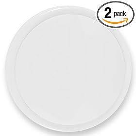 Lights By Night 17443 Battery Operated Plastic Utility Touch Light, White, 2 Pack