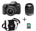 PENTAX K-7 + DA 18-55mm Zoom Lens + 50-200mm Lens + 50099 Case + 4GB SDHC Card + D-LI90 Lithium-Ion Battery + 50151 Neoprene Shoulder Strap Consumer SLR camera Digital camera Bundle