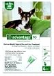 Advantage Topical Flea Treatment for Dogs up to 10 Lbs (4 Applications)