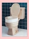 Carex Elevated Toilet Seat - 3.5" - Standard Bowl