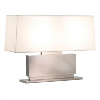 Plinth Low Table Lamp Finish: Black Nickel