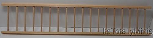 Dollhouse Miniature 1:12 Scale Timberbrook 24" Railing, Assembled, Pkg/2 #8006
