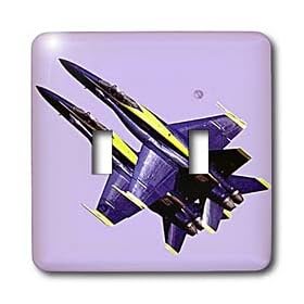 Jet - Blue Angels Featuring - Light Switch Covers - double toggle switch