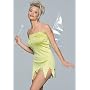 Tinkerbell Dress Sexy Adult Halloween Costume Peter Pan Skimpy Green Fairy Tinker Bell Outfit