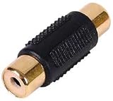 Pc Arena Pack Of 3 - Rca Phono In Line Coupler Connector Female
